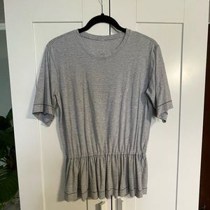 Pleated ruffle lululemon tee